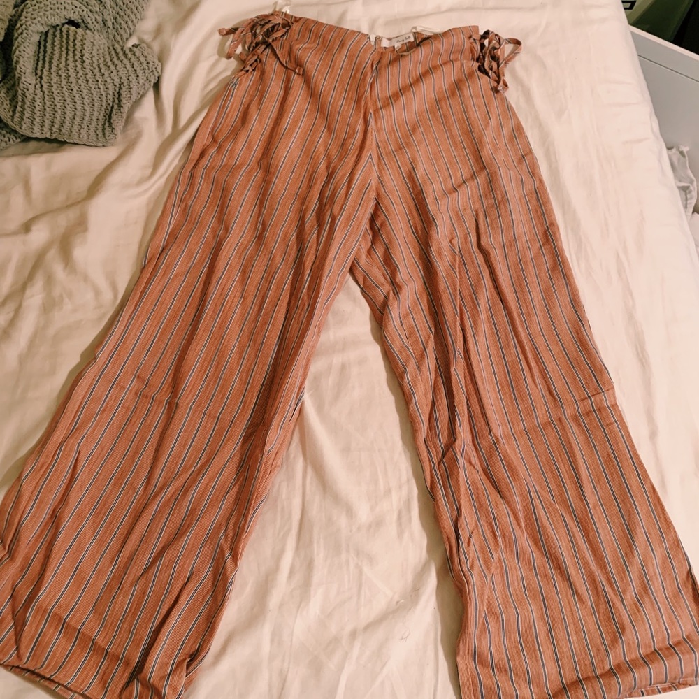Striped Capri pants